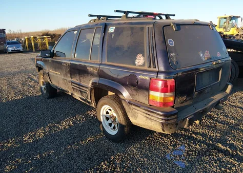 1997 Jeep Grand Cherokee Limited из США, поврежденный, VIN 1J4GZ78S7VC596243